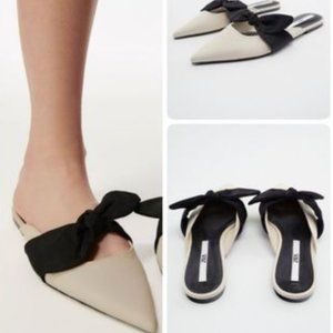 Zara size 41 Black and white flat | New Never worn